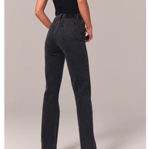 Abercrombie CURVE LOVE 90's Straight Ultra High Rise Jeans 14L